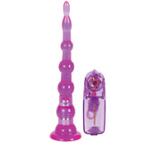 Doc Johnson Sliders Long 8 Inch Vibrating Anal Beads