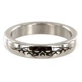 Stainless Steel 1.87 Inch Tribal Design Cock Ring
