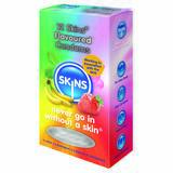 Skins Assorted Flavoured Condoms (12 Pack)