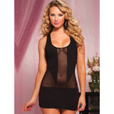 Seven Til Midnight Racer Back Dress and G-String Set