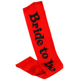 Ladies Night Bride to Be Red Sash