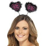 Miss-Chief Bride to Be Love Heart Black Boppers