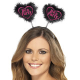 Miss-Chief Hen Party Love Heart Black Boppers