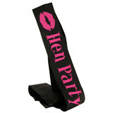 Miss-Chief Hen Party Sash Black