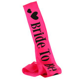 Miss-Chief Bride To Be Sash Pink