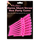 MissBehave Short Straw Hen Party Dare Game