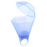 Miss-Chief Flashing Shot Glass Wedding Ring
