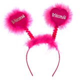 Disco Bridesmaid Silver and Pink Boppers
