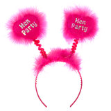 Disco Hen Party Pink and Silver Boppers