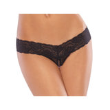 Coquette Lace Crotchless Thong