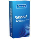 Pasante Ribbed Condoms (12 Pack)