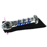 Love Labs Spiral Massage Glass Dildo 7 Inch