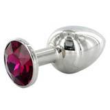 Rosebud Stainless Steel Large Butt Plug