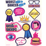 Hen Night Male Rating Stickers