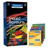Pasante Mixed Flavoured Condoms (12 Pack)