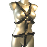 Leather Female Body Strap Harness