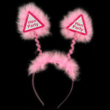 Warning Hen Party Fluffy Boppers