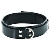 Spartacus Rubber Fetish Collar With D-ring