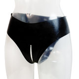 Latex Crotchless Front and Back Knickers