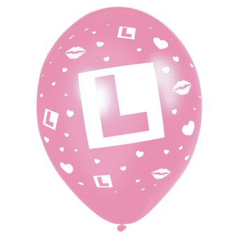 Hen Night Helium Latex L Plate Balloons (new window)