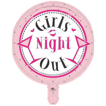 Girls Night Out Single Helium Foil Balloon