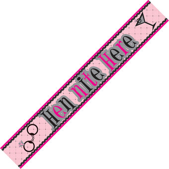 Hen Nite Here Banner