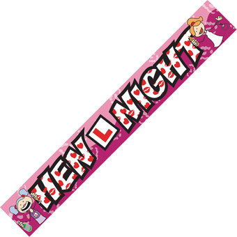 Hen Night Banner 9 feet (new window)
