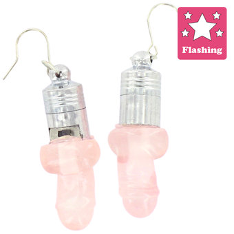Flashing Willy Earrings
