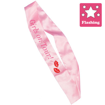 Girls On Tour Flashing Sash (new window)