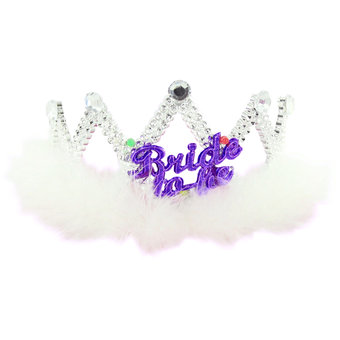 Bride To Be Fluffy Tiara (new window)