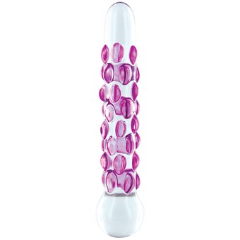 Icicles No 7 Textured Teaser Glass Dildo 7 Inch (new window)