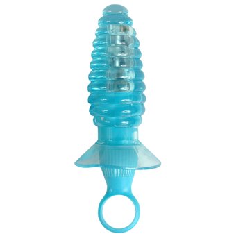 Doc Johnson Lollipop Ribbed Vibrating Butt Plug
