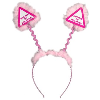 Warning Mother of the Bride Hen Party Fluffy Boppers (new window)