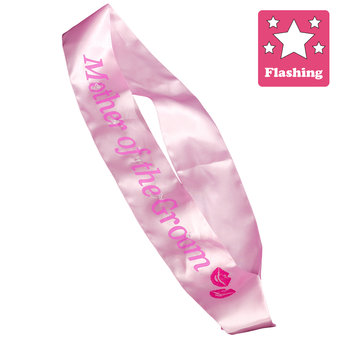 Flashing Mother of the Groom Sash (new window)