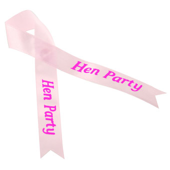 Hen Party Glass Ribbons (6 Pack)