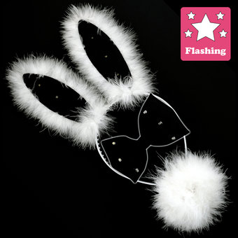 Flashing Bunny Girl Costume Set (new window)