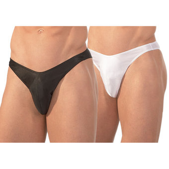 Rio Sheer Silk Style Sexy Briefs (2 Pack)