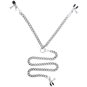 Spartacus Broad Tip Clit and Nipple Clamp Set
