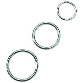 Spartacus Nickel Plated Cock Ring Set