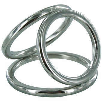 Assholes of those hot hot girls Heavy metal + triple cock ring