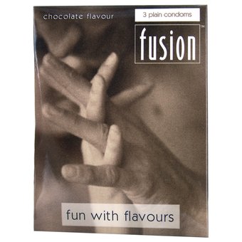 Fusion Chocolate Flavoured Condoms (3 Pack) (new window)