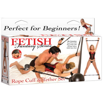 Fetish Fantasy Rope Cuff and Tether Set