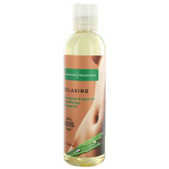 Intimate Organics Relaxing Lemongrass & Coconut Massage Oil 120ml