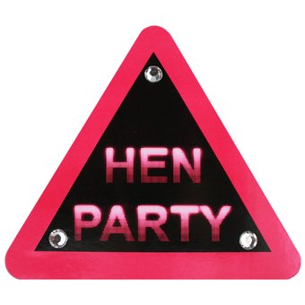 Diamante Hen Party Badge (new window)