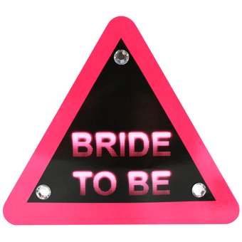 Diamante Bride To Be Badge (new window)