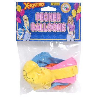 Pecker Balloons (8 Pack) (new window)