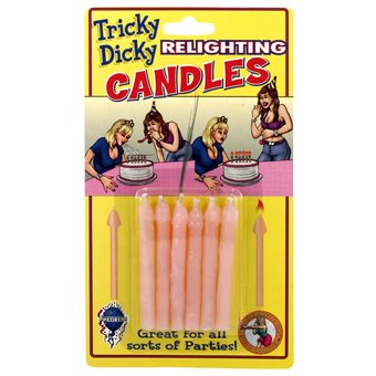 Tricky Dicky Relighting Candles (new window)