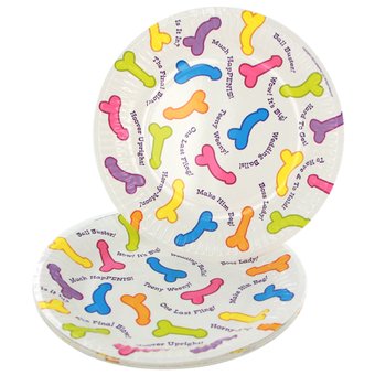Willy Paper Plates (8 Pack)