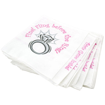 Final Fling Before The Ring Napkin Game (25 Pack)