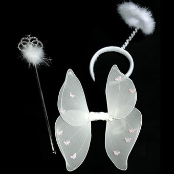 Fairy Wings Halo and Wand Set (new window)